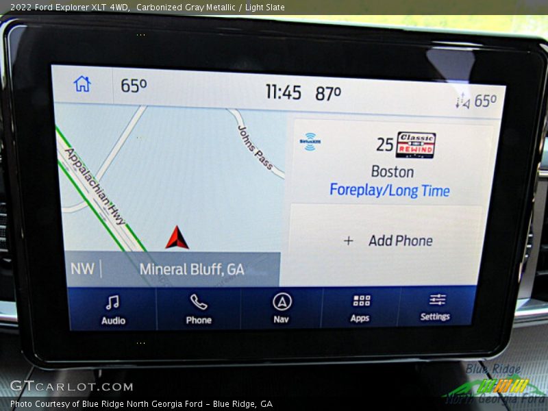 Carbonized Gray Metallic / Light Slate 2022 Ford Explorer XLT 4WD