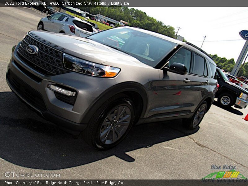 Carbonized Gray Metallic / Light Slate 2022 Ford Explorer XLT 4WD