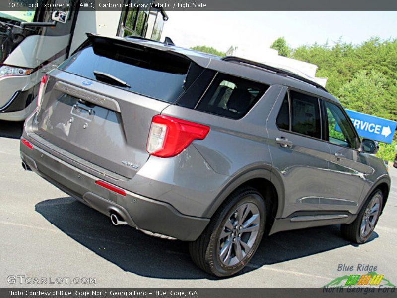 Carbonized Gray Metallic / Light Slate 2022 Ford Explorer XLT 4WD