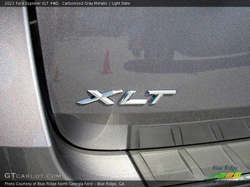 Carbonized Gray Metallic / Light Slate 2022 Ford Explorer XLT 4WD
