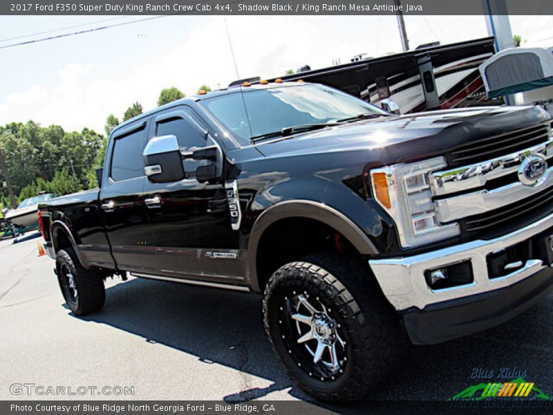 Shadow Black / King Ranch Mesa Antique Java 2017 Ford F350 Super Duty King Ranch Crew Cab 4x4