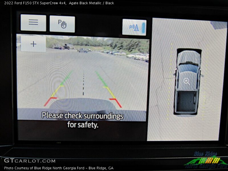 Agate Black Metallic / Black 2022 Ford F150 STX SuperCrew 4x4