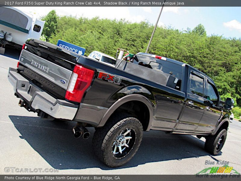 Shadow Black / King Ranch Mesa Antique Java 2017 Ford F350 Super Duty King Ranch Crew Cab 4x4