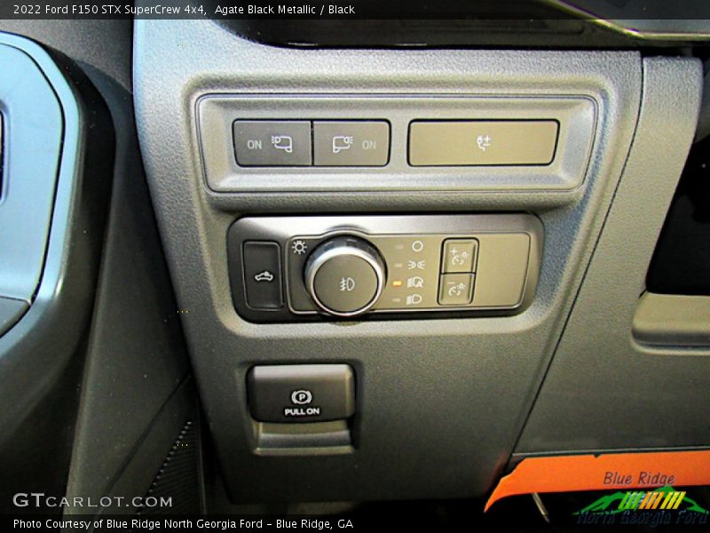 Agate Black Metallic / Black 2022 Ford F150 STX SuperCrew 4x4