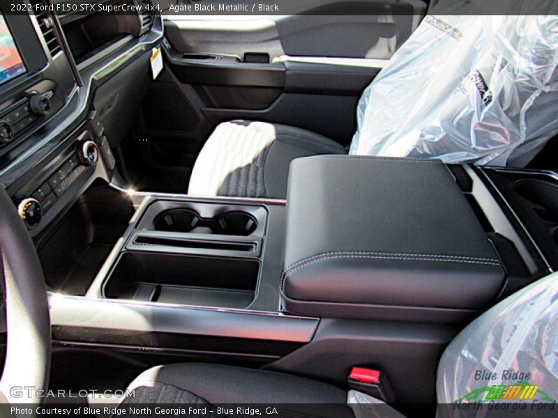 Agate Black Metallic / Black 2022 Ford F150 STX SuperCrew 4x4