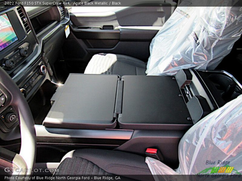 Agate Black Metallic / Black 2022 Ford F150 STX SuperCrew 4x4