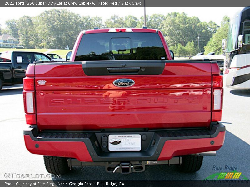 Rapid Red / Black Onyx 2022 Ford F350 Super Duty Lariat Crew Cab 4x4