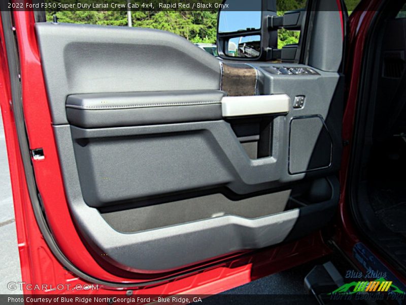 Rapid Red / Black Onyx 2022 Ford F350 Super Duty Lariat Crew Cab 4x4