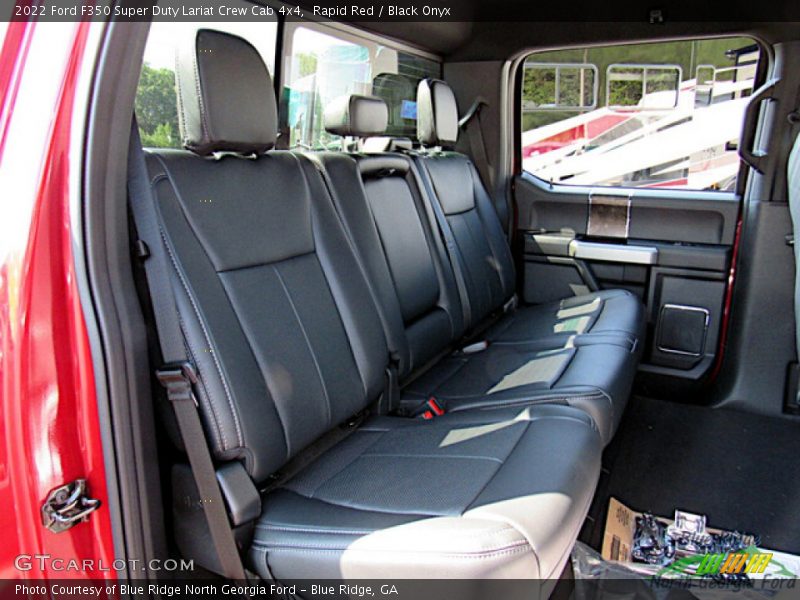Rapid Red / Black Onyx 2022 Ford F350 Super Duty Lariat Crew Cab 4x4