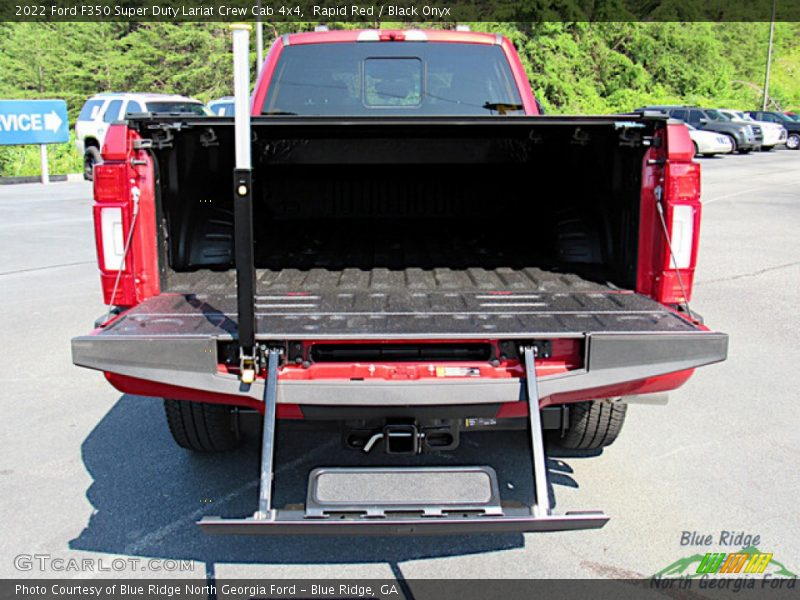 Rapid Red / Black Onyx 2022 Ford F350 Super Duty Lariat Crew Cab 4x4