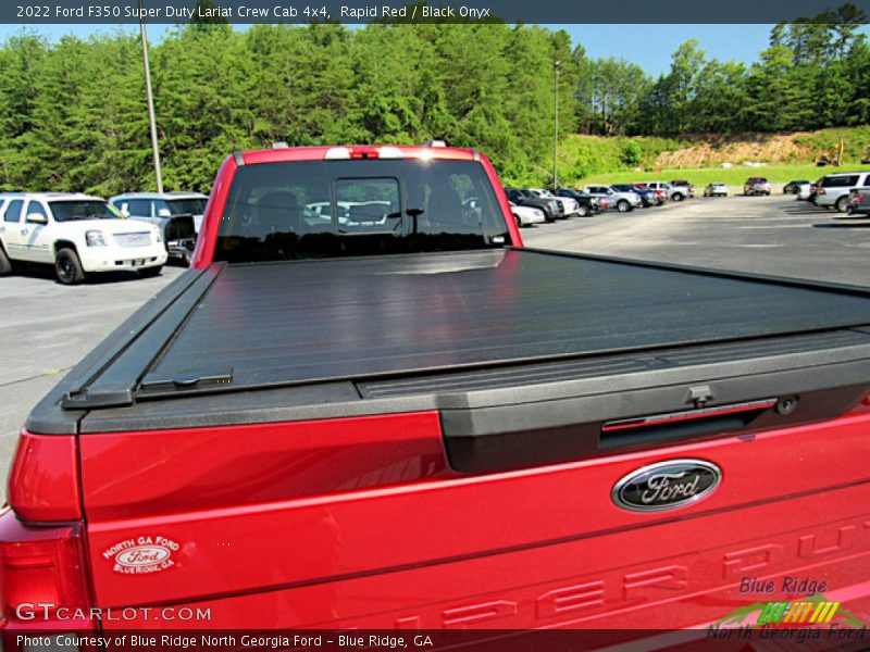 Rapid Red / Black Onyx 2022 Ford F350 Super Duty Lariat Crew Cab 4x4