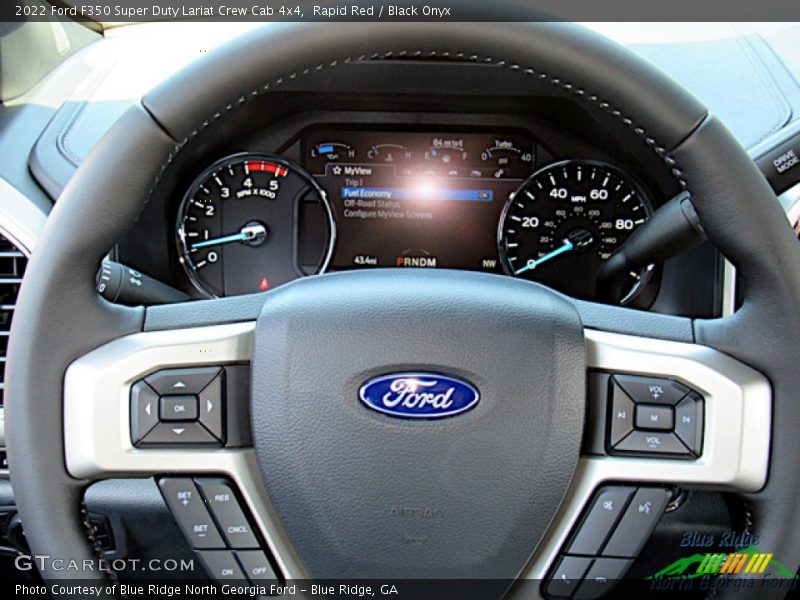 Rapid Red / Black Onyx 2022 Ford F350 Super Duty Lariat Crew Cab 4x4