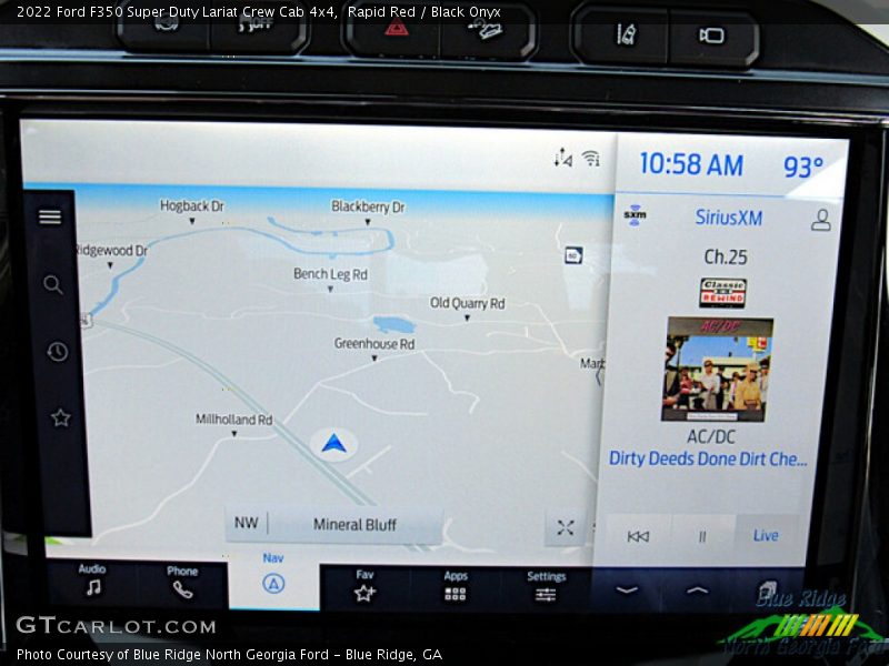 Rapid Red / Black Onyx 2022 Ford F350 Super Duty Lariat Crew Cab 4x4
