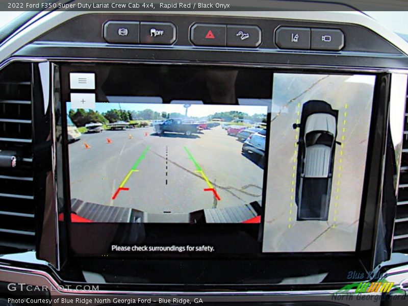 Rapid Red / Black Onyx 2022 Ford F350 Super Duty Lariat Crew Cab 4x4