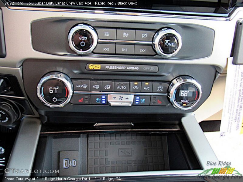 Rapid Red / Black Onyx 2022 Ford F350 Super Duty Lariat Crew Cab 4x4