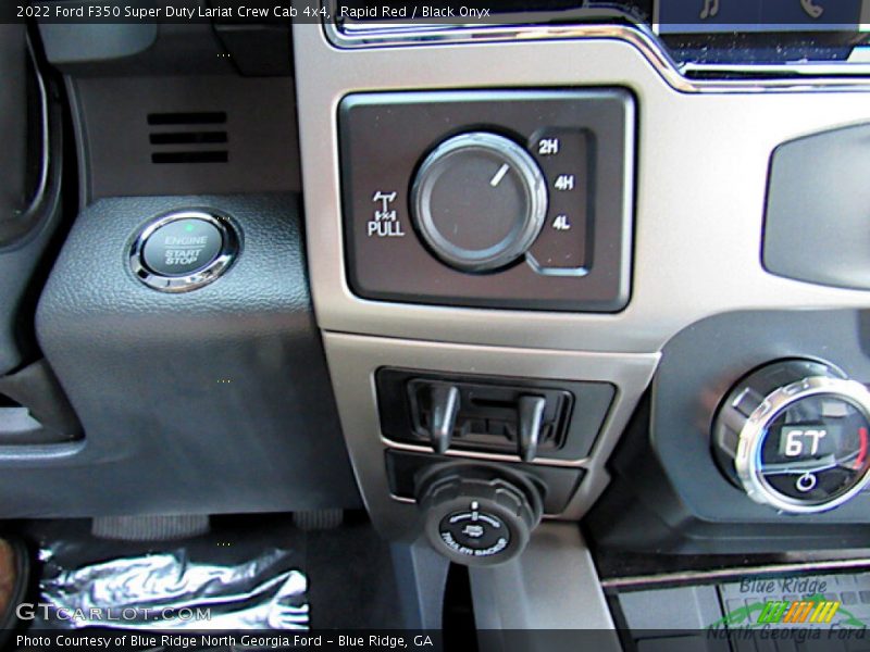 Rapid Red / Black Onyx 2022 Ford F350 Super Duty Lariat Crew Cab 4x4