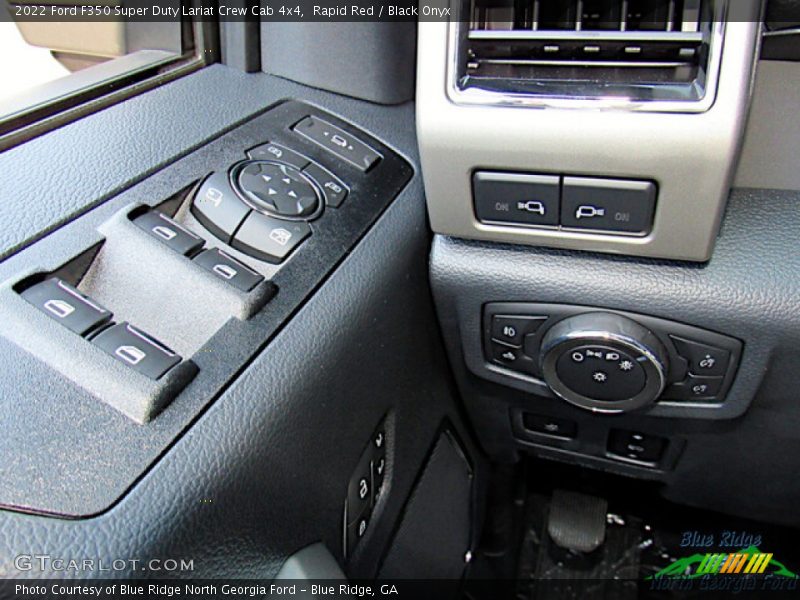 Rapid Red / Black Onyx 2022 Ford F350 Super Duty Lariat Crew Cab 4x4
