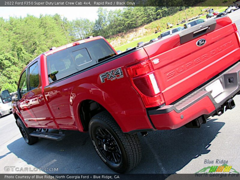 Rapid Red / Black Onyx 2022 Ford F350 Super Duty Lariat Crew Cab 4x4