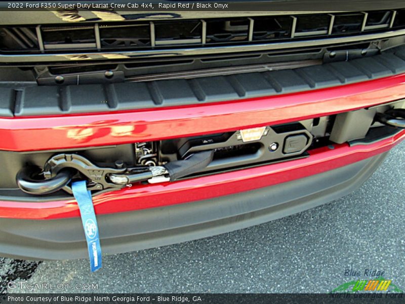 Rapid Red / Black Onyx 2022 Ford F350 Super Duty Lariat Crew Cab 4x4