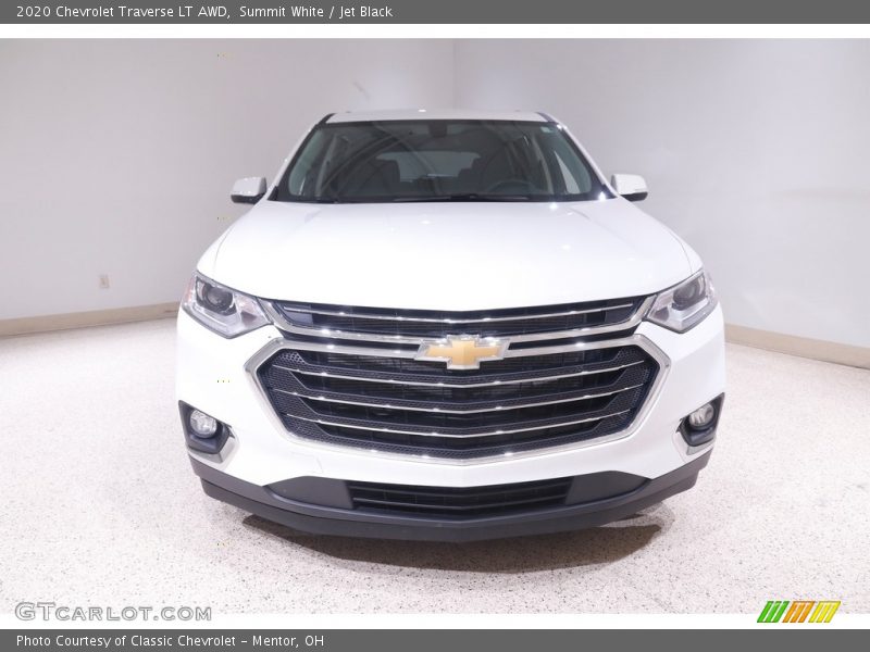 Summit White / Jet Black 2020 Chevrolet Traverse LT AWD
