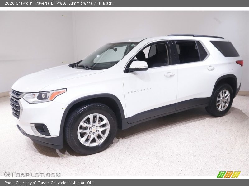 Summit White / Jet Black 2020 Chevrolet Traverse LT AWD