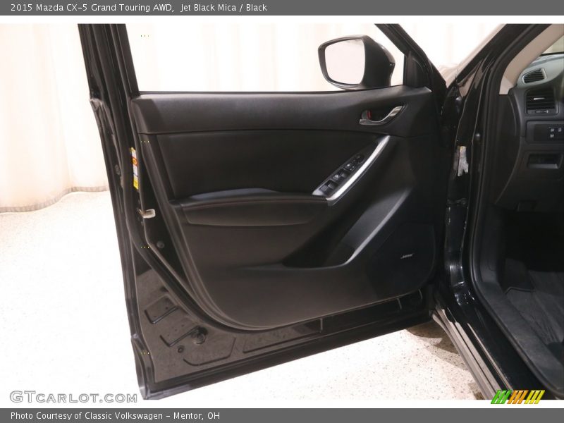 Jet Black Mica / Black 2015 Mazda CX-5 Grand Touring AWD