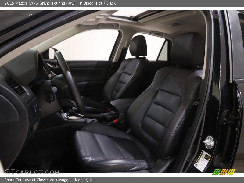 Jet Black Mica / Black 2015 Mazda CX-5 Grand Touring AWD