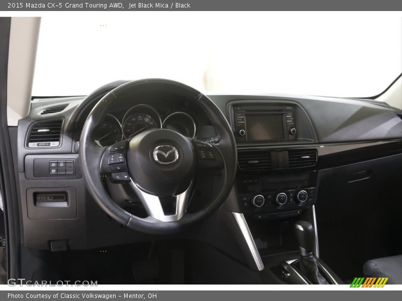 Jet Black Mica / Black 2015 Mazda CX-5 Grand Touring AWD