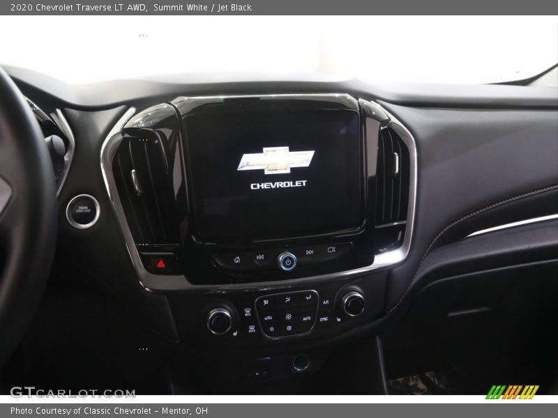 Summit White / Jet Black 2020 Chevrolet Traverse LT AWD