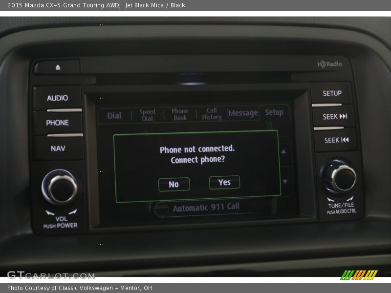 Jet Black Mica / Black 2015 Mazda CX-5 Grand Touring AWD