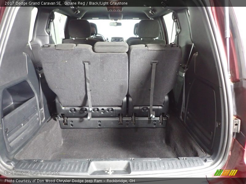 Octane Red / Black/Light Graystone 2017 Dodge Grand Caravan SE