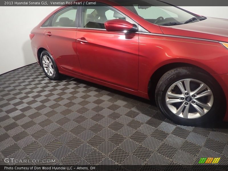 Venetian Red Pearl / Camel 2013 Hyundai Sonata GLS