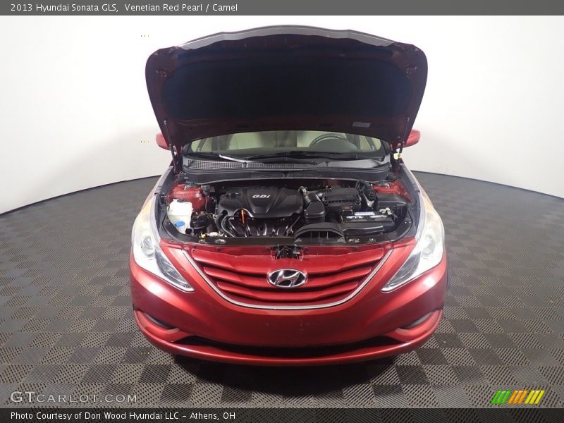 Venetian Red Pearl / Camel 2013 Hyundai Sonata GLS