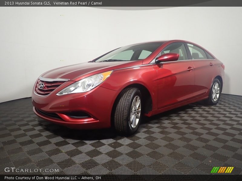 Venetian Red Pearl / Camel 2013 Hyundai Sonata GLS