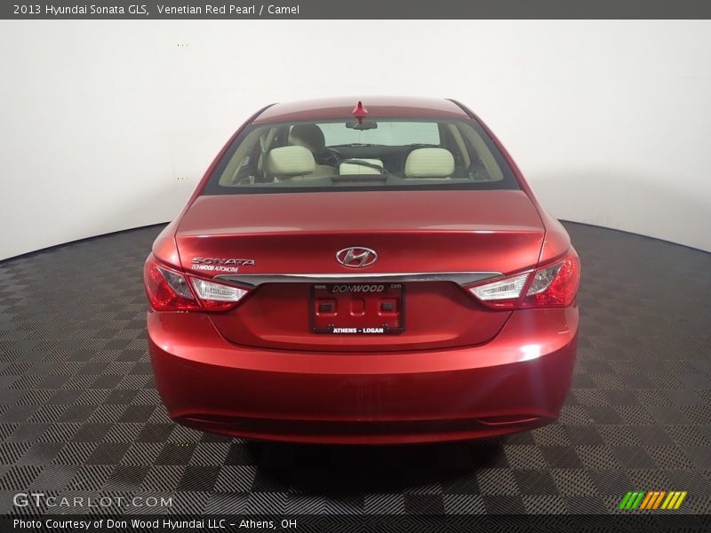 Venetian Red Pearl / Camel 2013 Hyundai Sonata GLS