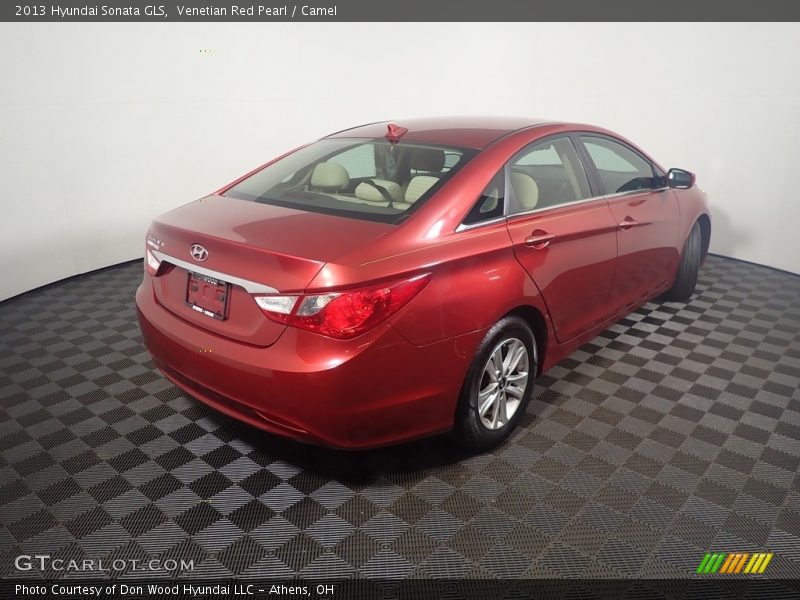 Venetian Red Pearl / Camel 2013 Hyundai Sonata GLS