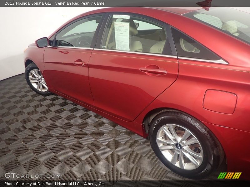 Venetian Red Pearl / Camel 2013 Hyundai Sonata GLS