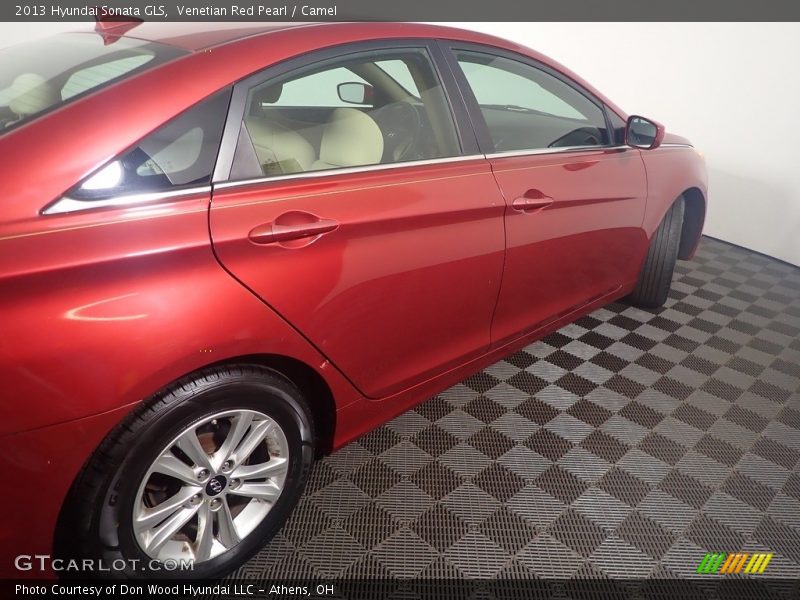 Venetian Red Pearl / Camel 2013 Hyundai Sonata GLS
