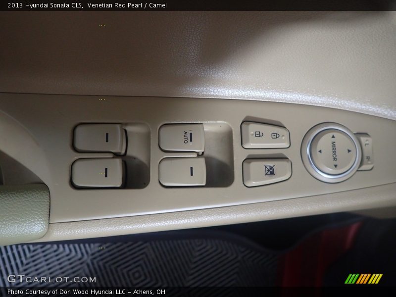 Venetian Red Pearl / Camel 2013 Hyundai Sonata GLS