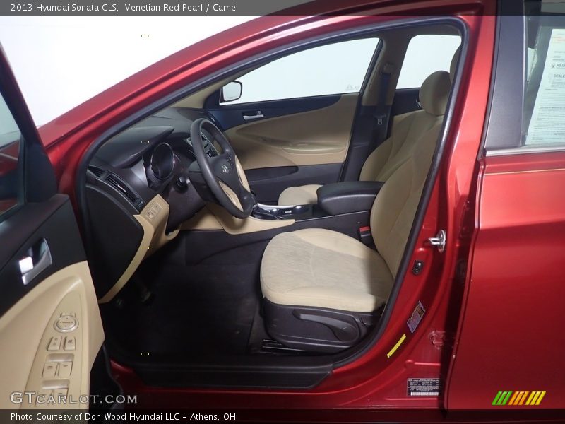 Venetian Red Pearl / Camel 2013 Hyundai Sonata GLS