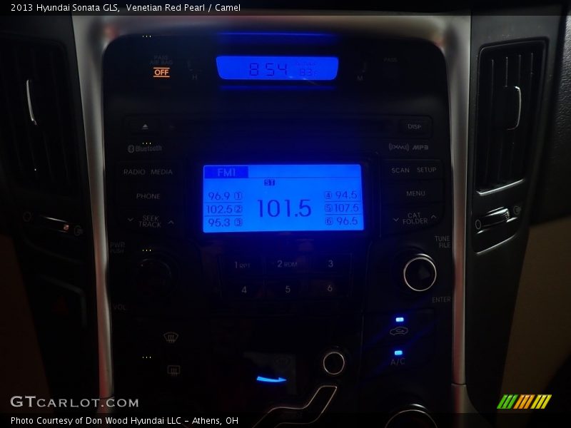 Venetian Red Pearl / Camel 2013 Hyundai Sonata GLS
