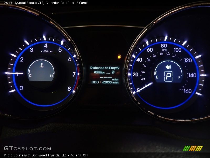 Venetian Red Pearl / Camel 2013 Hyundai Sonata GLS