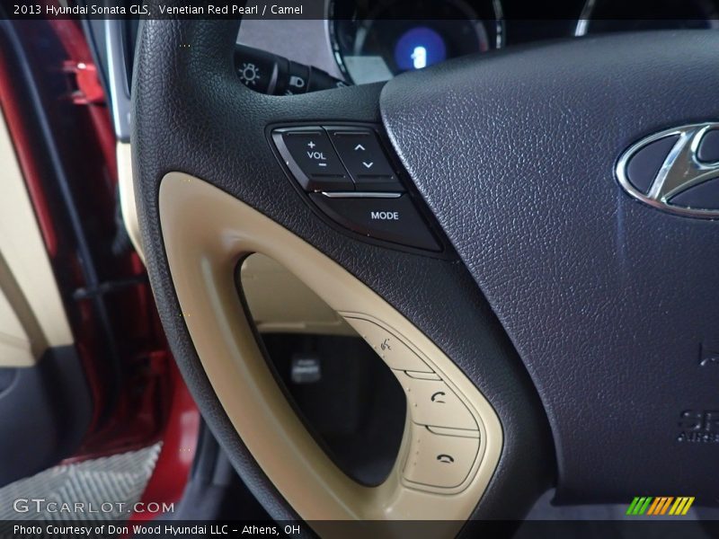 Venetian Red Pearl / Camel 2013 Hyundai Sonata GLS