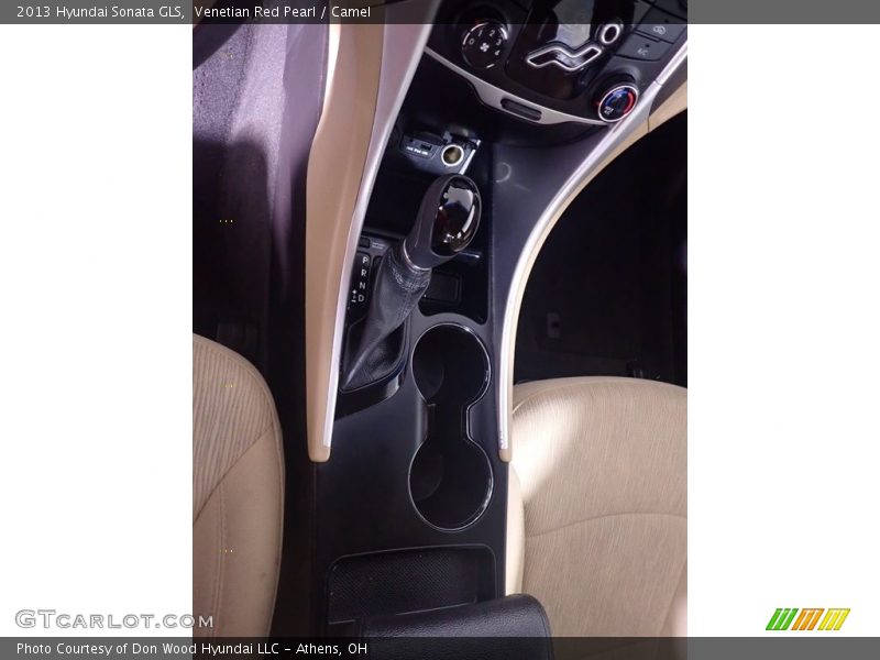 Venetian Red Pearl / Camel 2013 Hyundai Sonata GLS