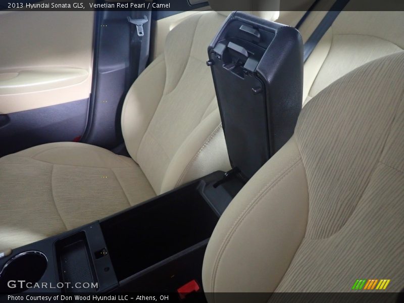 Venetian Red Pearl / Camel 2013 Hyundai Sonata GLS