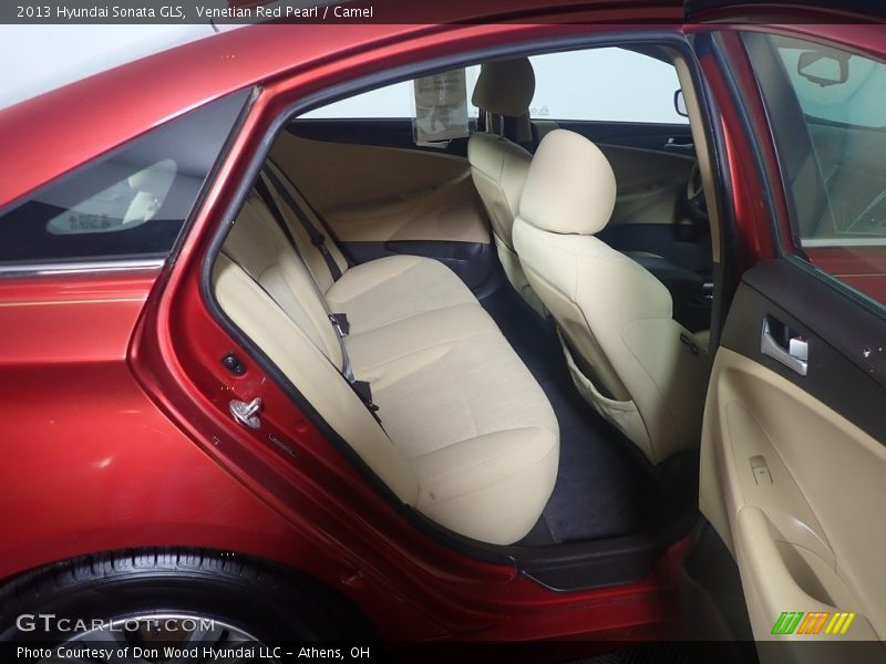 Venetian Red Pearl / Camel 2013 Hyundai Sonata GLS