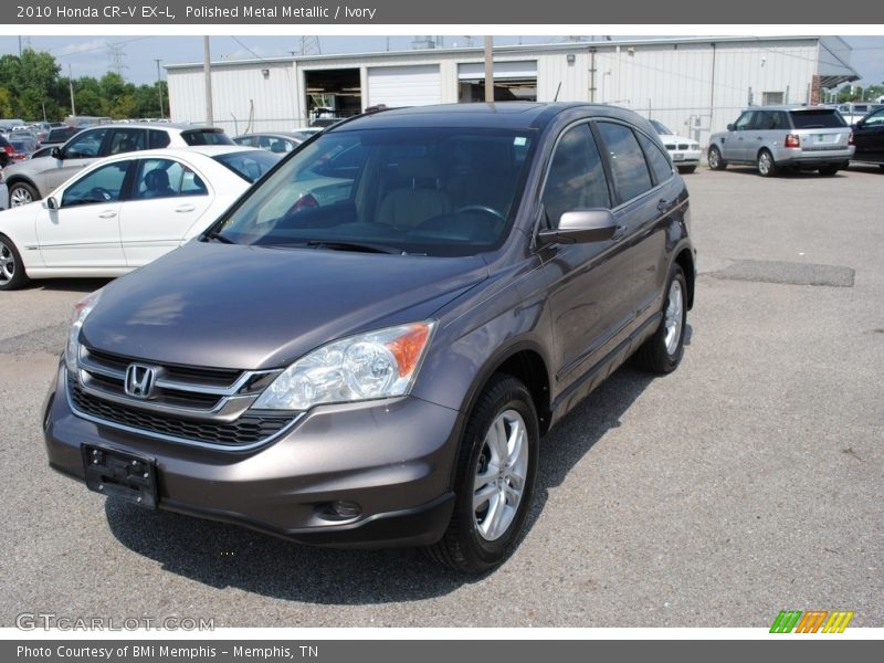 Polished Metal Metallic / Ivory 2010 Honda CR-V EX-L