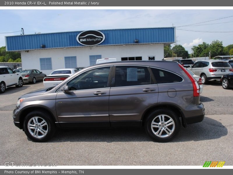 Polished Metal Metallic / Ivory 2010 Honda CR-V EX-L