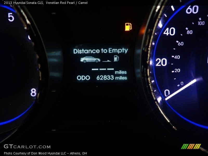 Venetian Red Pearl / Camel 2013 Hyundai Sonata GLS