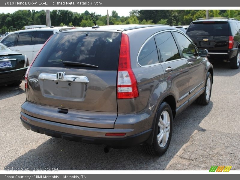 Polished Metal Metallic / Ivory 2010 Honda CR-V EX-L